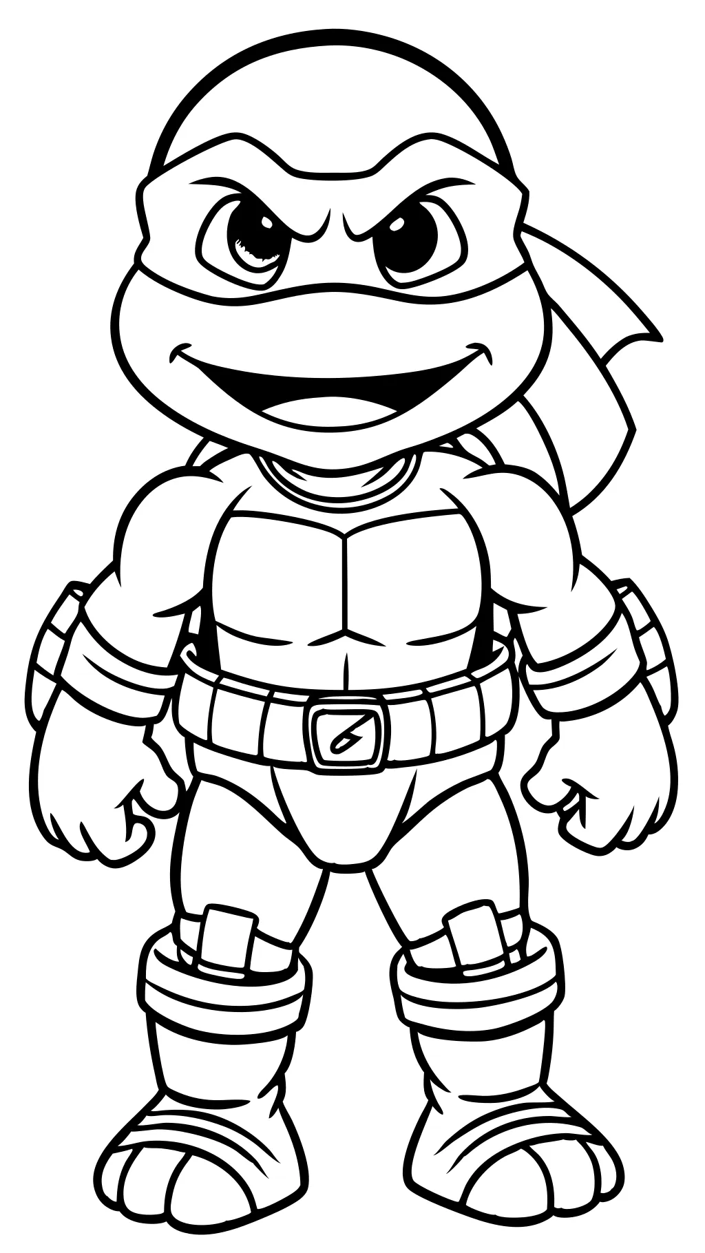 coloriage ninja tortues michel-anl